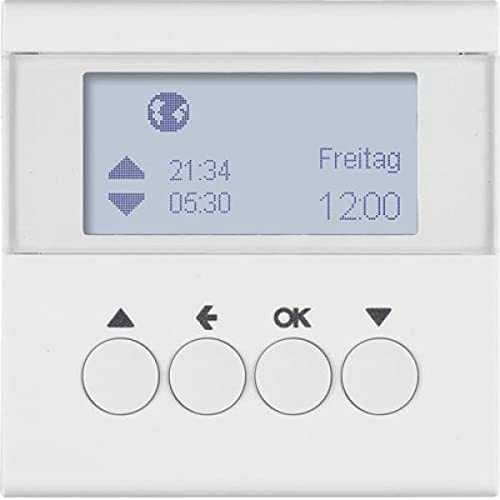Berker 85741188 Jalousie-Schaltuhr S.1/B.3/B.7 polarweiß, matt Mesch Shop Berker 85741188 Jalousie-Schaltuhr S.1/B.3/B.7 polarweiß, matt Mesch Shop